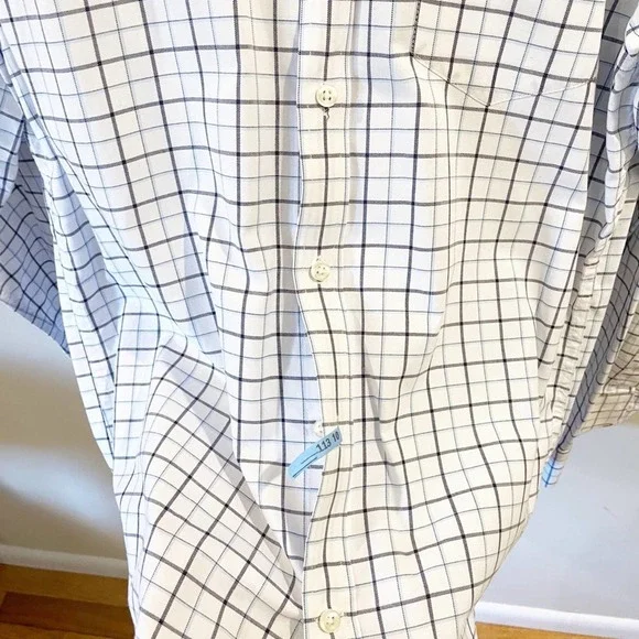 Tommy Hilfiger Plaid Button Down Dress Shirt M - Picture 5 of 11